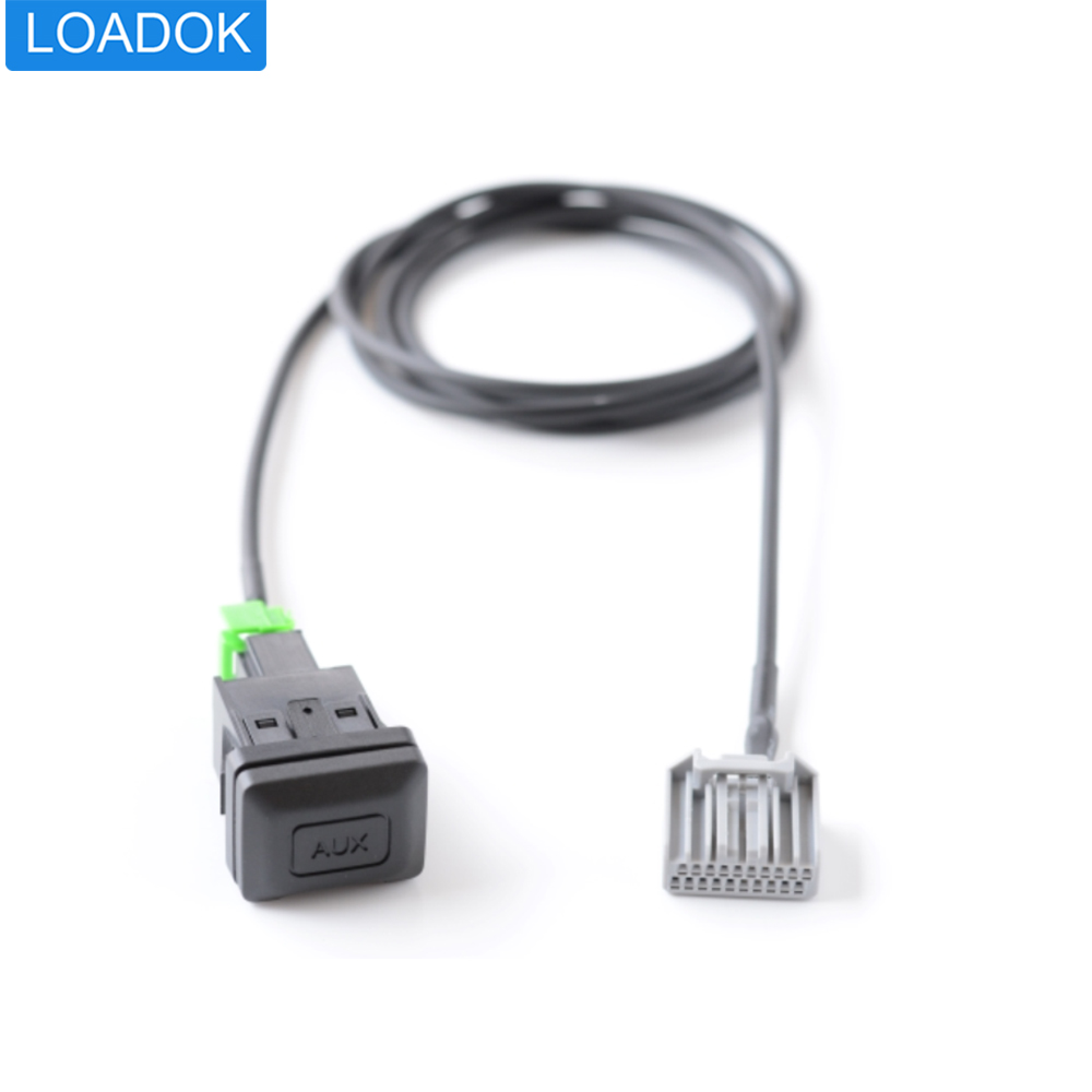 Audio To Music Generator - ซีดีรถวิทยุสเตอริโอ3.5มม.เสริมแจ็คอินพุต Aux สายเคเบิลอะแดปเตอร์สำหรับ Honda CRV Civic