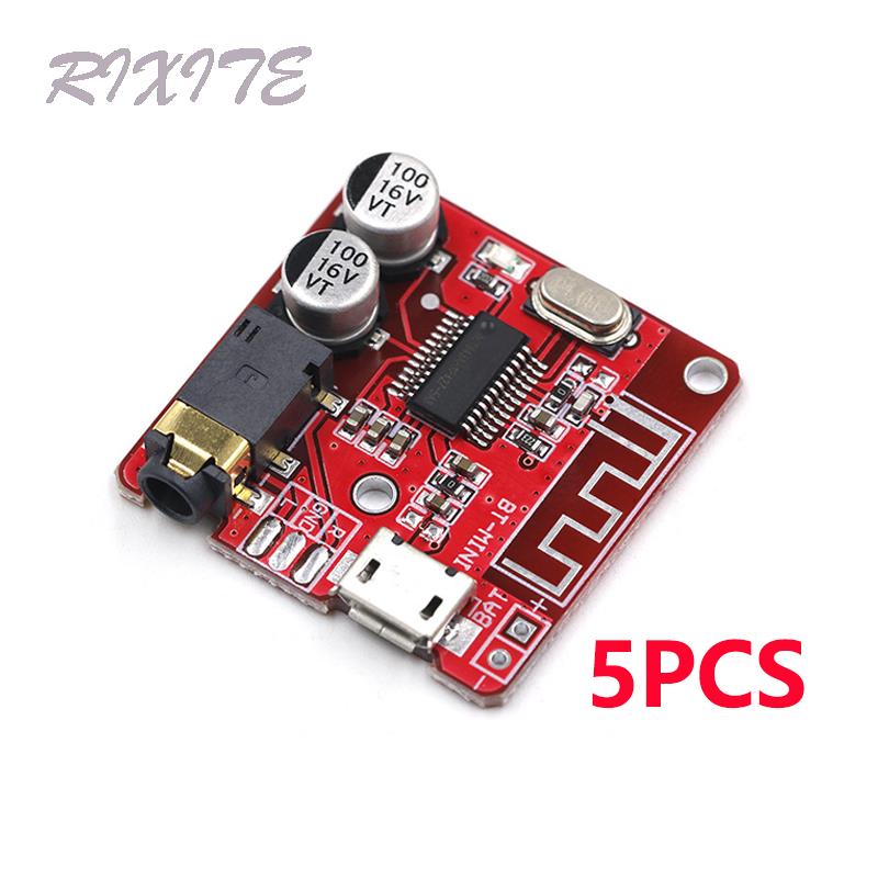 Audio Music Mp3 - 5ชิ้น XY-BT-MINI บลูทูธ5.0บอร์ดรับสัญญาณบลูทูธถอดรหัสบลูทูธ MP3โมดูลเพลงสเตอริโอไร้สายบอร์ดเครื่องถอดรหัสไม่สูญเสียข้อมูล