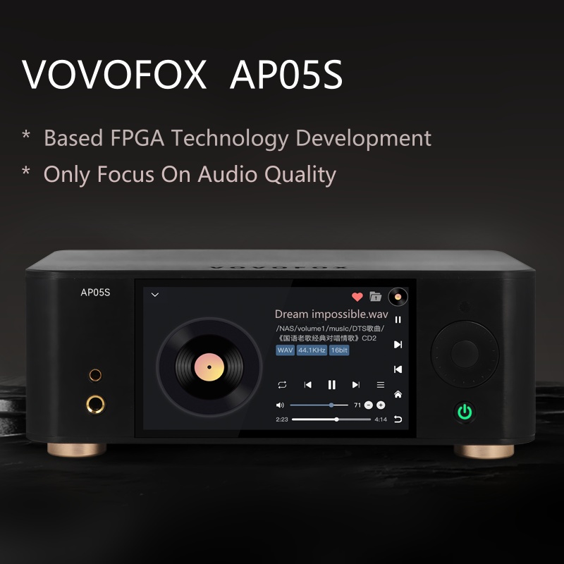 Audio Music Mp3 - VOVOFOX-HiFi AP05S เครื่องเล่นเพลงแบบไม่สูญเสียข้อมูล ระบบเสียง FPGA รองรับ