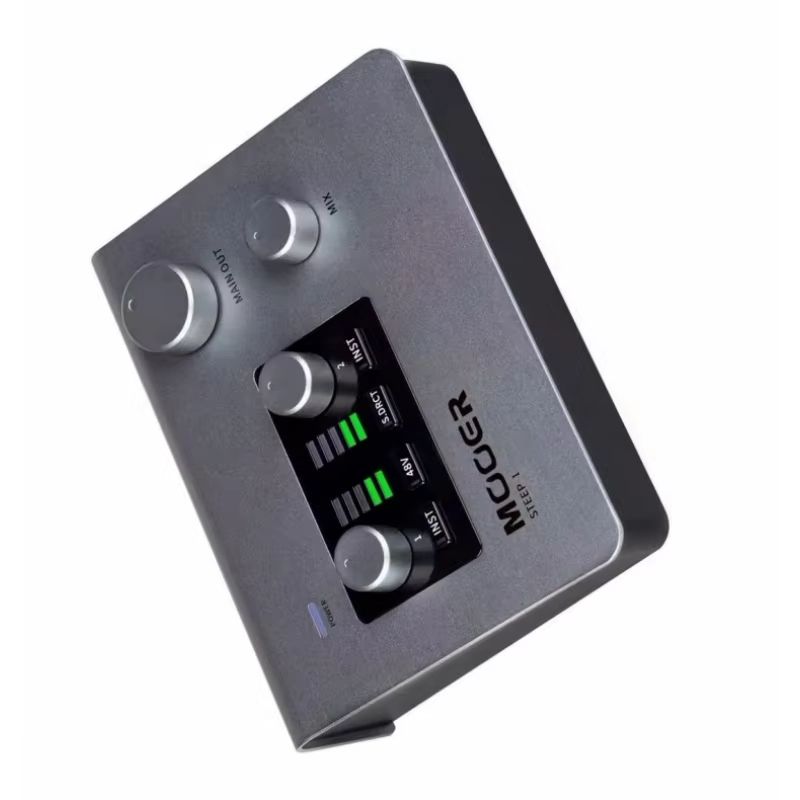 Audio To Music Generator - การ์ดเสียง Mooer Steep Audio สำหรับโปรดิวเซอร์เพลง บันทึกเสียงผ่านโทรศัพท์มือถือ