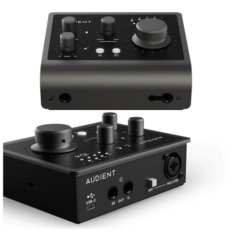 Audio To Music Generator - อินเทอร์เฟซเสียงสำหรับการเรียบเรียงเพลง/บันทึกเสียงระดับมืออาชีพ รุ่นที่สอง iD4 MKII ซาวด์การ์ดภายนอก
