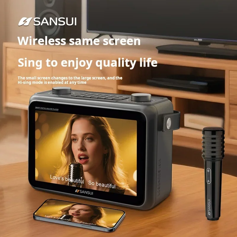 SANSUI K115 วิดีโอคาราโอเกะลำโ - Audio Music To Lyrics บทวิจารณ์และราคา
