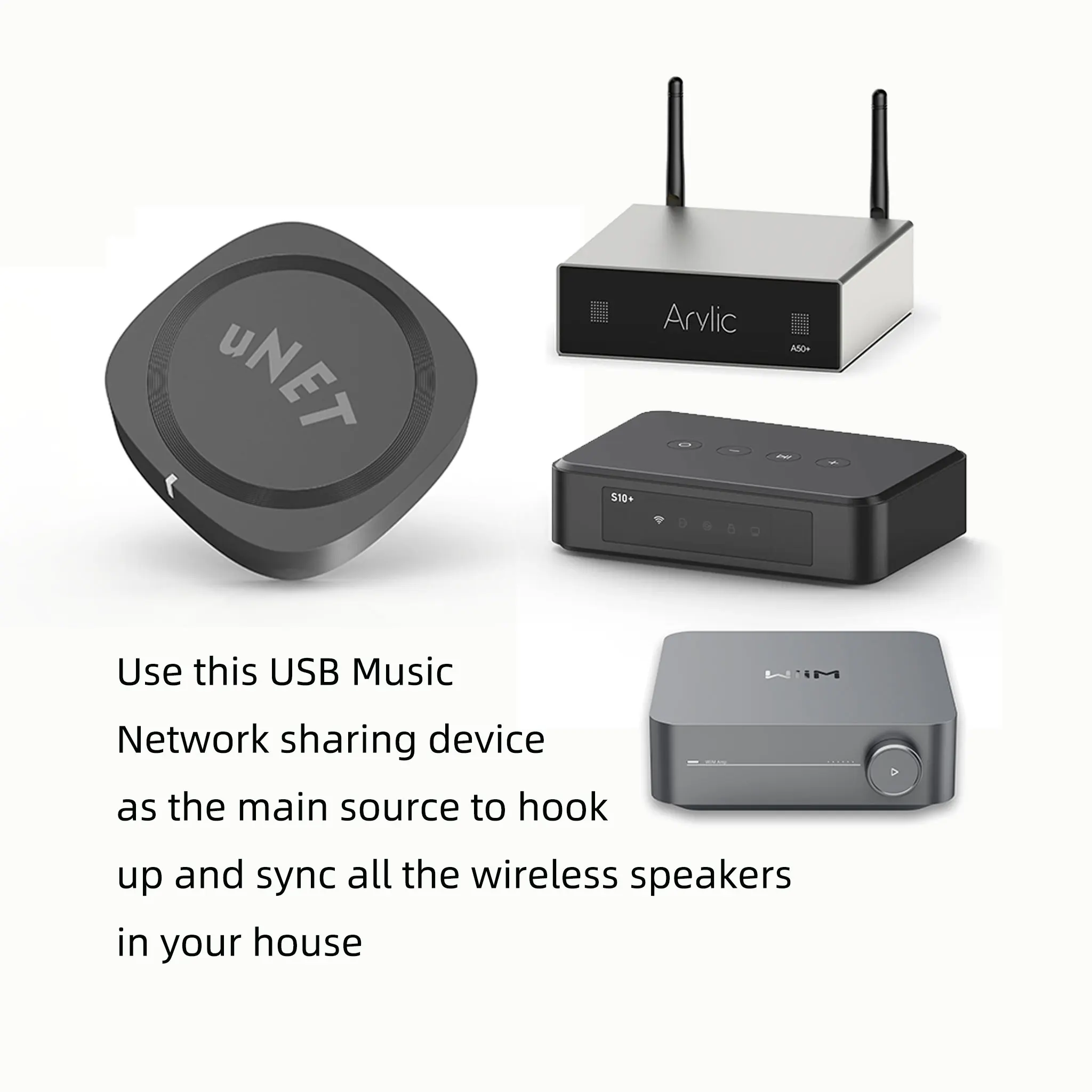 อุปกรณ์แชร์เพลงผ่านเครือข่าย U - Audio Music Network บทวิจารณ์และราคา