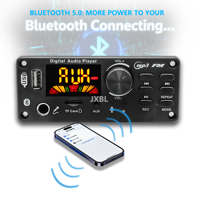 บอร์ดถอดรหัส MP3 บลูทูธ 5.0 กำ - Audio Music Mp3 บทวิจารณ์และราคา