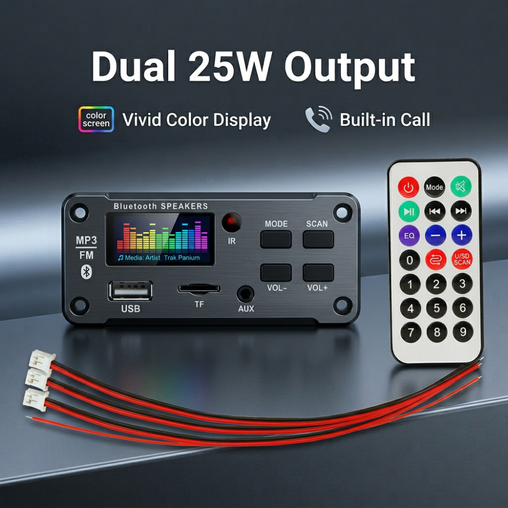 50W เครื่องขยายเสียงบลูทูธ MP3 - Audio Music Mp3 บทวิจารณ์และราคา