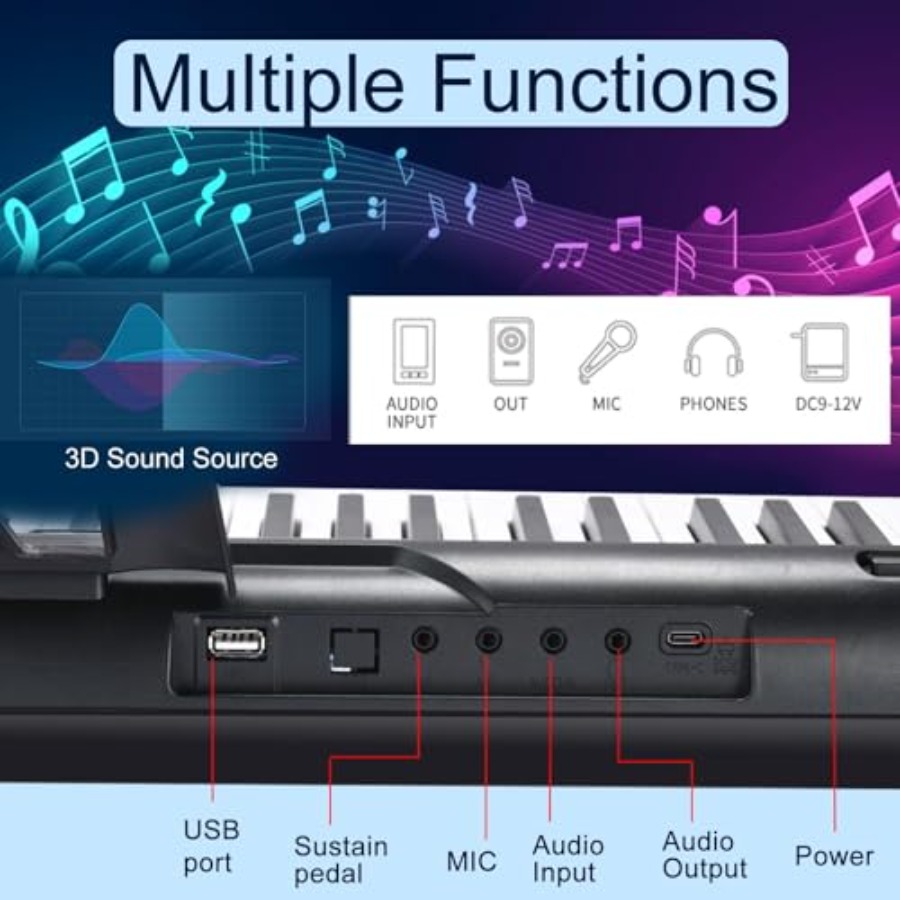 คีย์บอร์ดเปียโน 88 คีย์ สำหรับ - Piano Sustain Pedal บทวิจารณ์และราคา