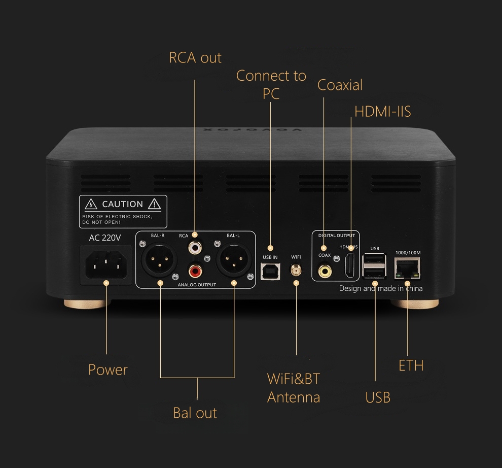 VOVOFOX-HiFi AP05S เครื่องเล่น - Audio Music Mp3 บทวิจารณ์และราคา