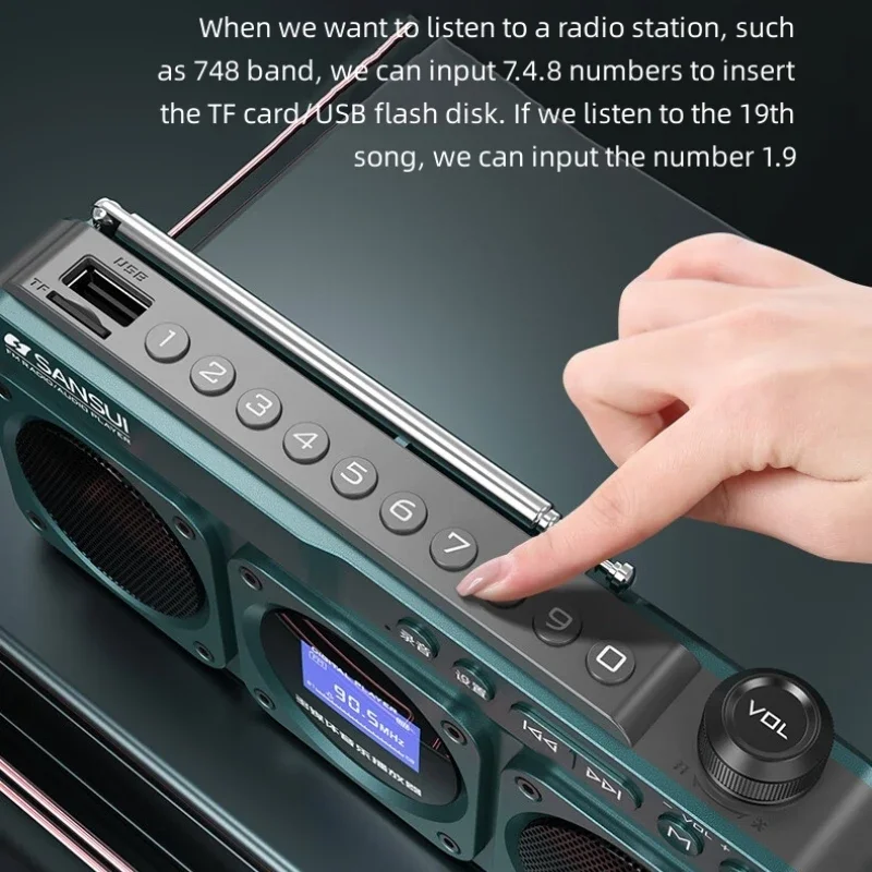 แบบพกพา F28 วิทยุ FM คุณภาพเสี - Audio Music To Lyrics บทวิจารณ์และราคา