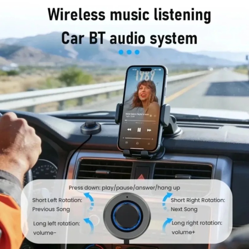 ตัวรับสัญญาณบลูทูธ 6.0 ปุ่มควบ - Audio Music Songs บทวิจารณ์และราคา